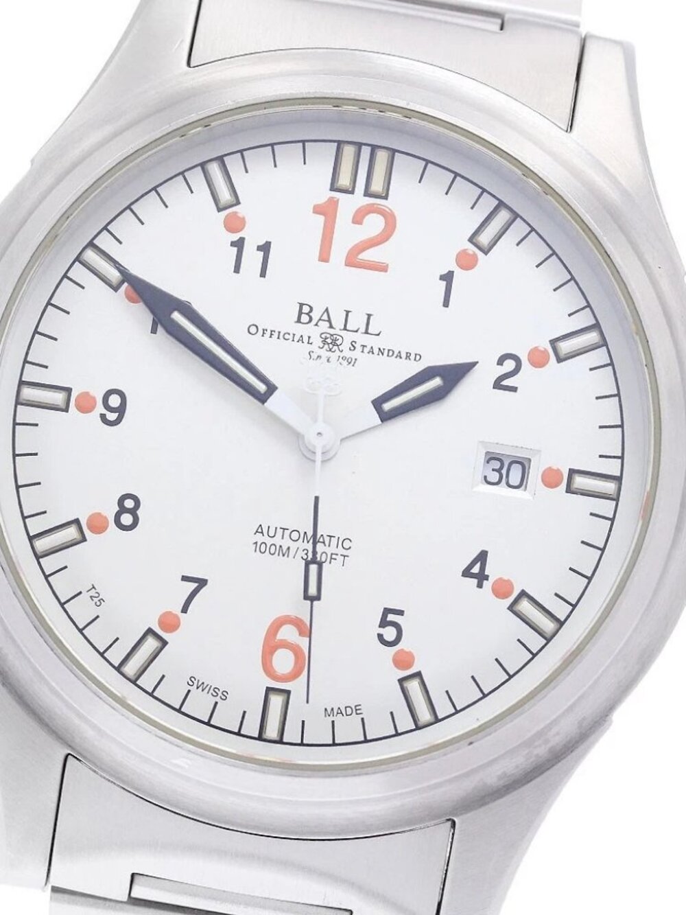 BALLWATCH Stokeman NM1090C Date Silver Dial Automatic Men's Watch_909038